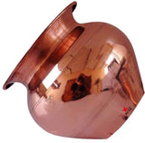 Copper Lota for Water, Copper Vessel for Daily Use, Pack of 6.