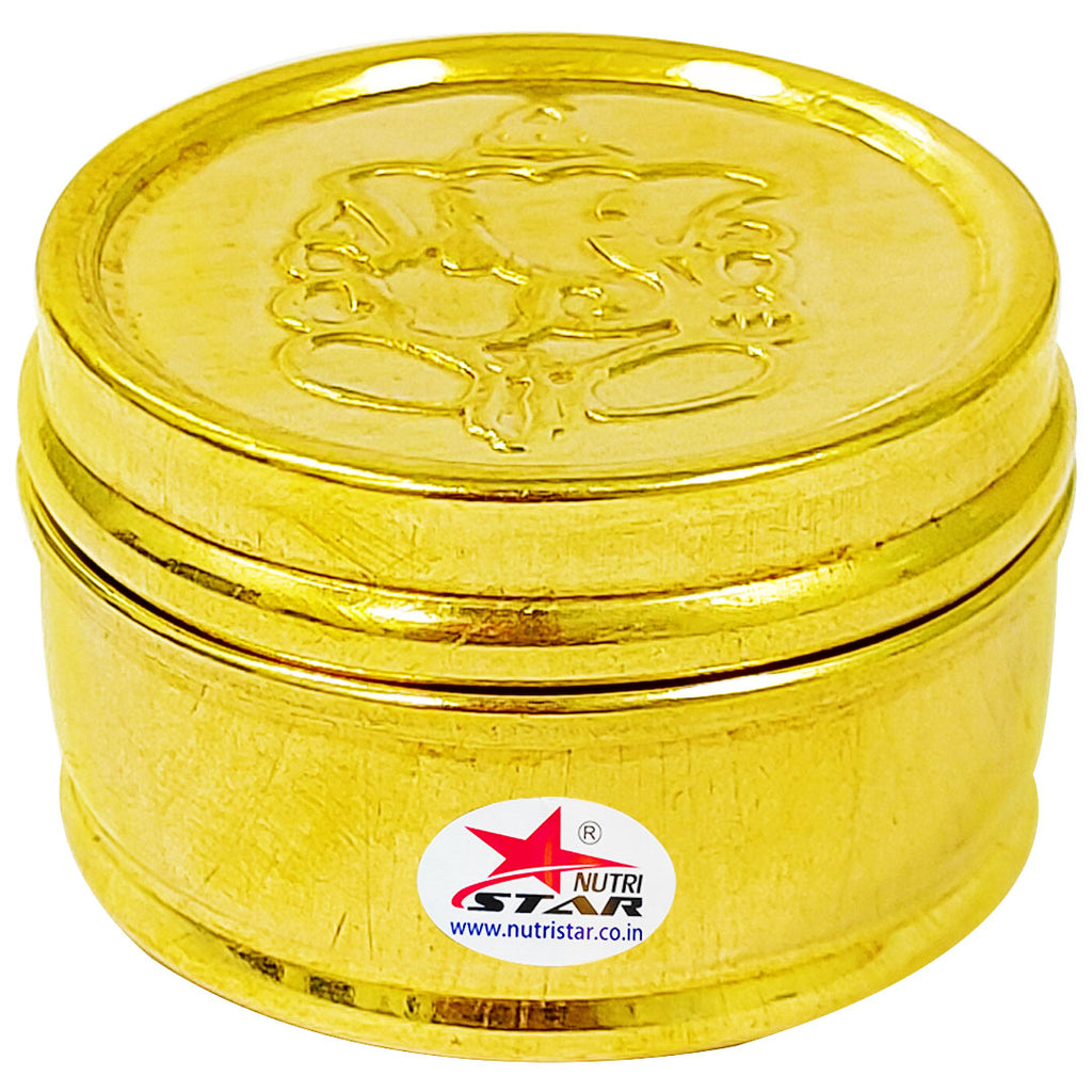 Kajal Box Brass, Kajal Dabbi, Gift Item (Set of 24)