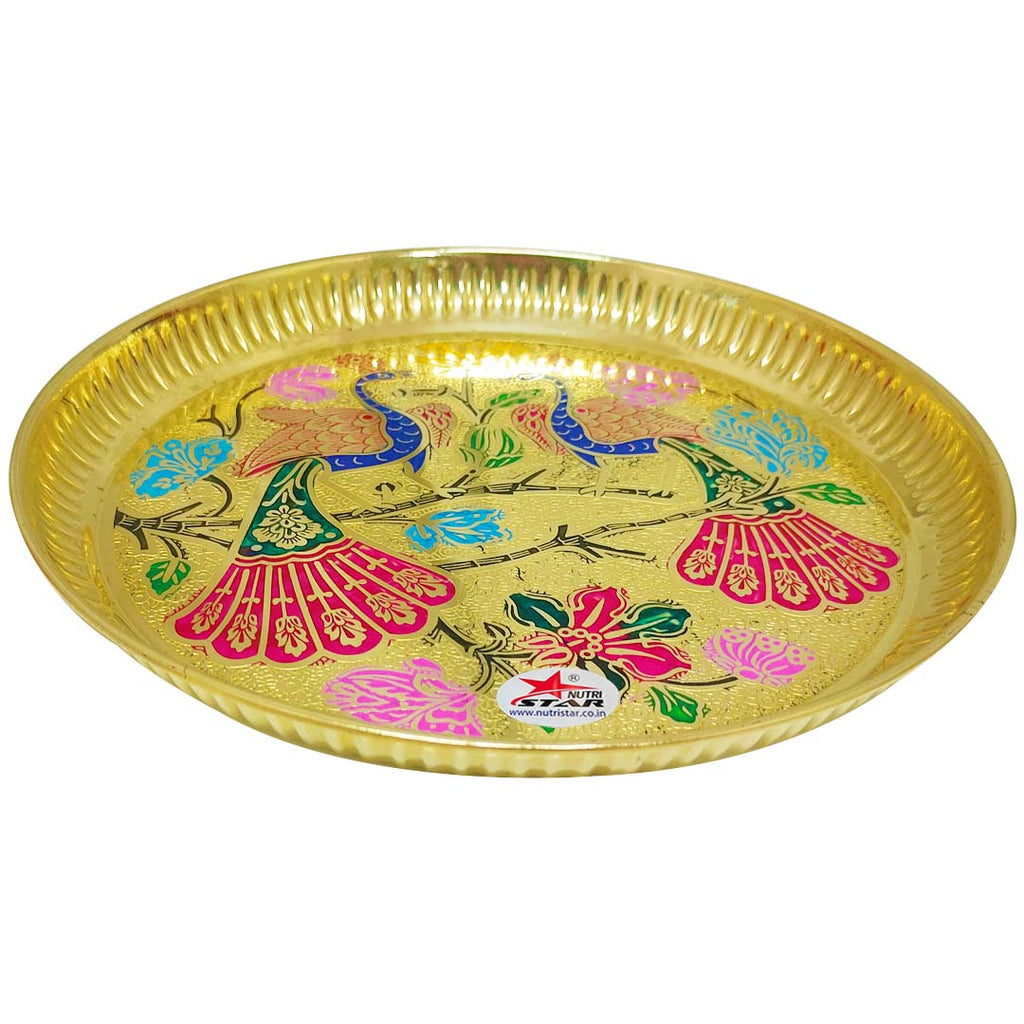 Pure Copper Plate  Buy Nutristar Copper Puja Thali at Best Price