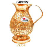 handcrafted copper jug