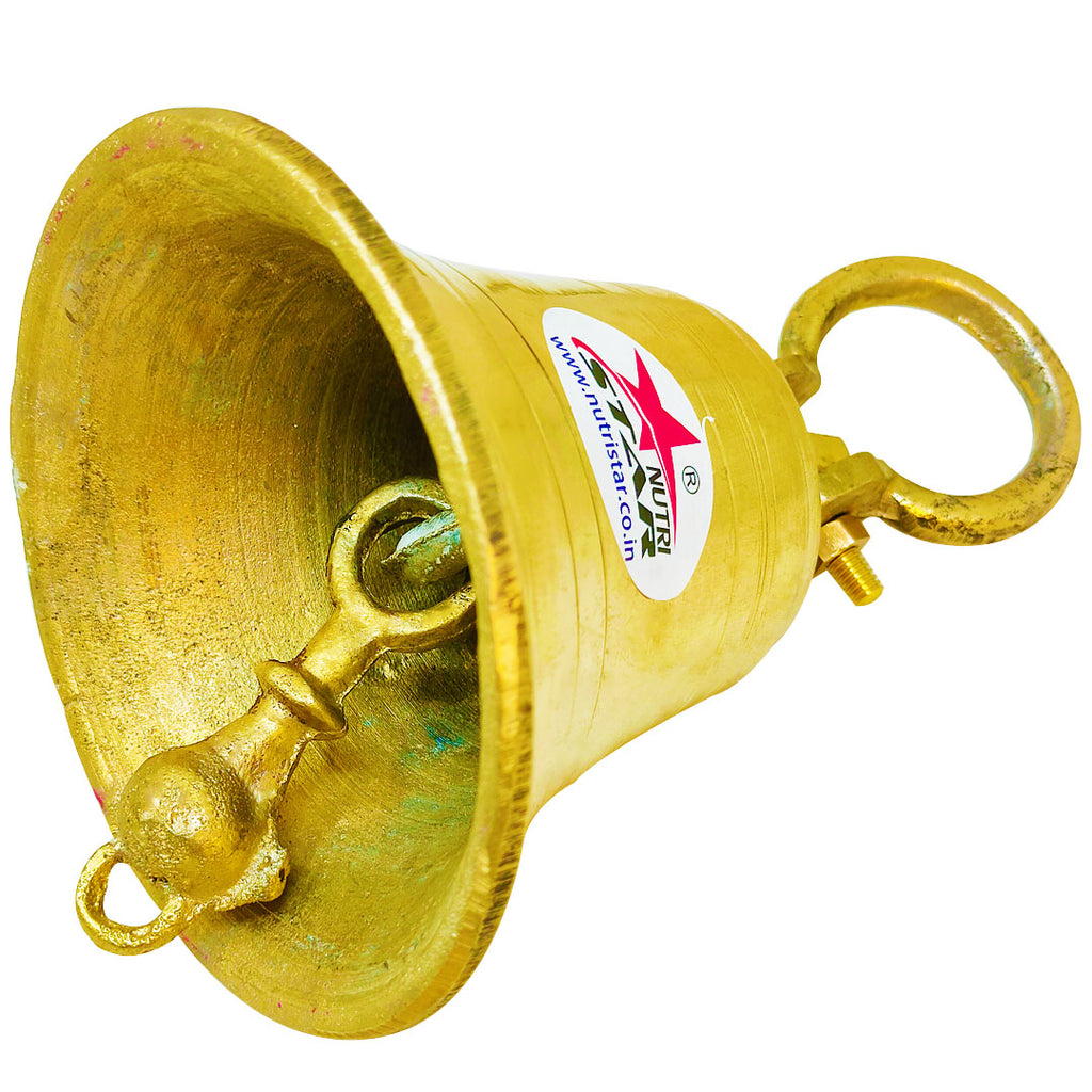 Brass Bell Hanging,Brass Ghanti,Premium Bell For Temple On Special Occasions.