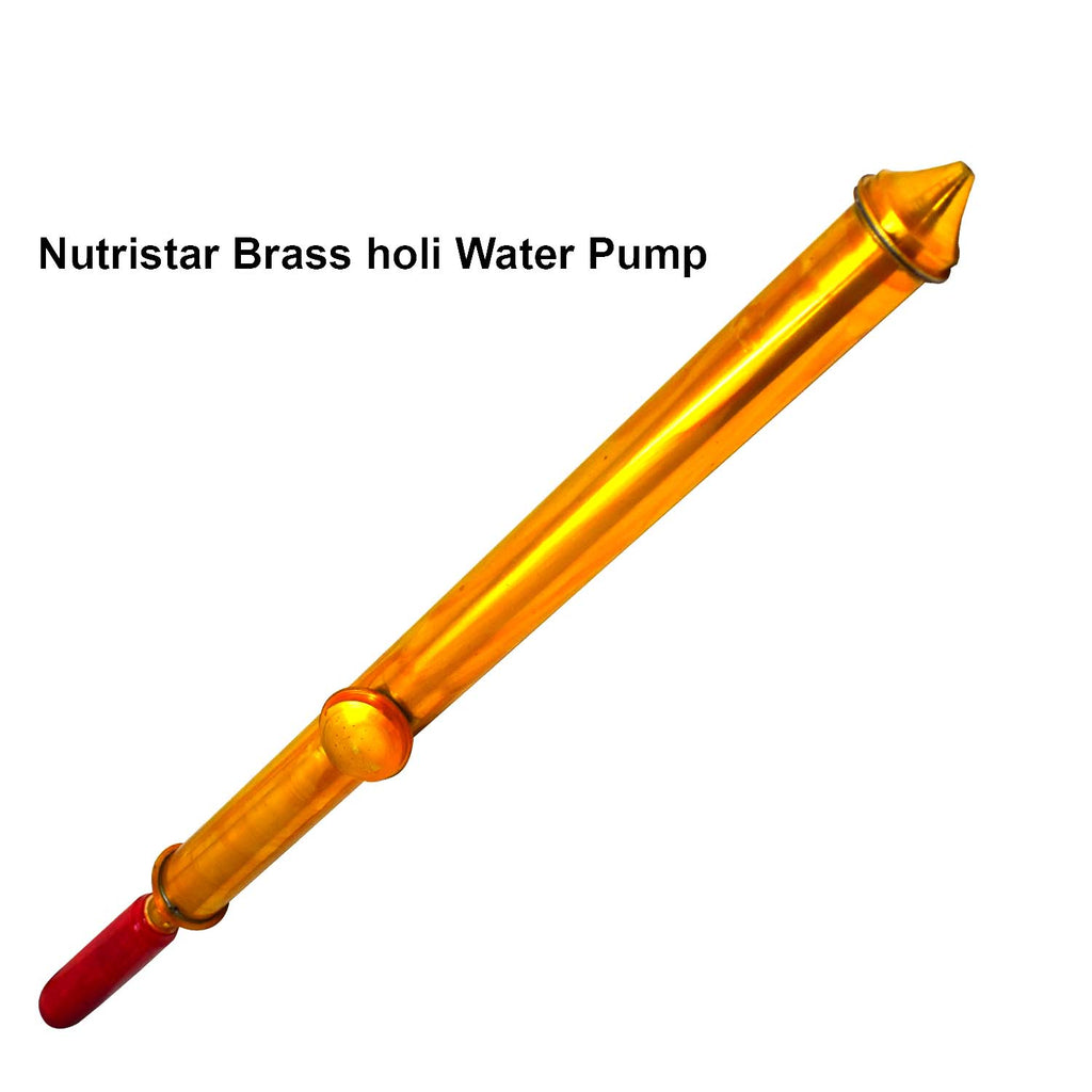Holi Pichkari, Brass Pressure Water Gun for The Festival of Holi, Pack of 1.