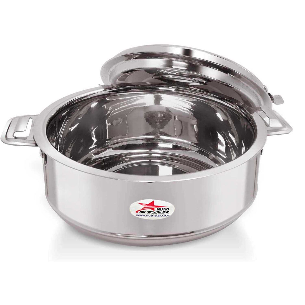 Stainless Steel Hot Pot Casserole Set,hot case, Serve ware Dishes, Pack Of 3.