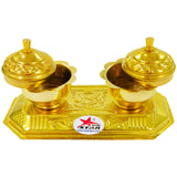 Sindoor Box Brass, Kumkum Bowls, Gift Item, (Set of 12)