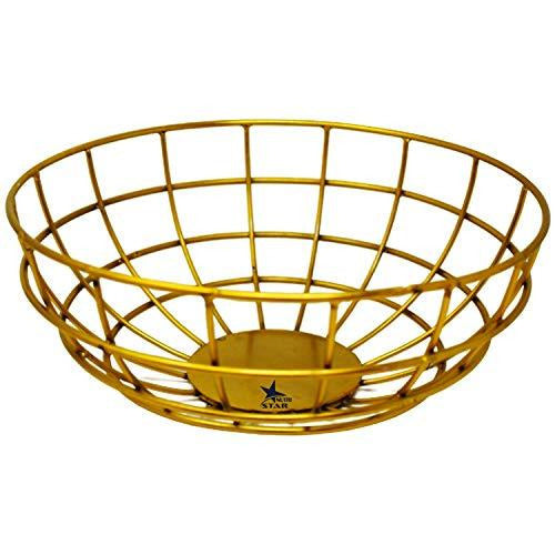 Nutristar Metal Wire Fruit basket | Flower Basket Diameter (10 Inch 12 Inch 14 Inch ) - Nutristar