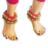 Brass Anklets Bells for Indian Classical Dance, Must have for all the Indian Classical Dancers, Colour Golden.