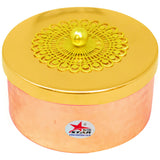 Gift Box Gold Plated Chocolate Box, Cylindrical shape (Set of 10)