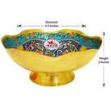 Gift Bowl, Brass Turkish Bowl, Fruit Bowl (Set of 10)