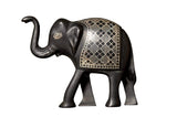 Bidri Art" Elephant" Showpieces Handcrafted in Pure Silver and Zinc. - Nutristar