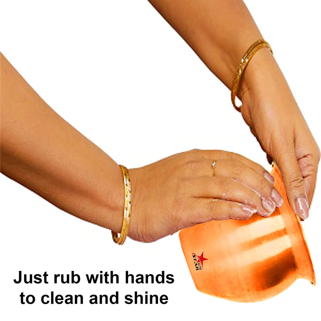 Metal Polish Shining Powder for Brass Pink 150g Each Pack