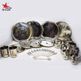 Stainless Steel Dinner Set , Bartan Set for Marriage