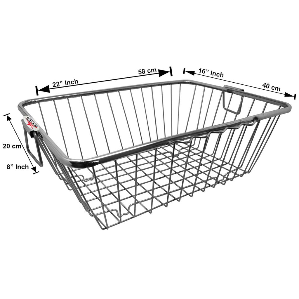 Dish Draining Basket Stainless Steel Rectangular Dish Drainer