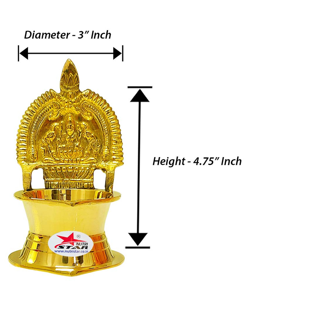 Brass Diya Kamakshi Deepam, Gift Item (Set of 12) – Nutristar