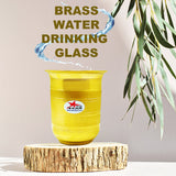 Brass Glass, brass water drinking glass. Gift Item (Set of 10)