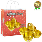 Brass Chopala, Brass Pooja Ingredients Holding Bowls (Set of 5)