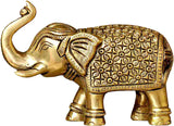 Pure Brass Elephant Handcrafted For Home Decor.