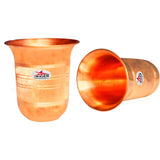 Copper Tumbler Glass, Copper Water Glass, Drinkware, Capacity - 250 ml.