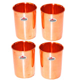 Copper Tumbler, Copper Glass Set, Capacity 200 ml. (Set of 10)